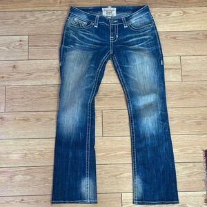 True Religion Dark Blue Boot Cut Jeans
